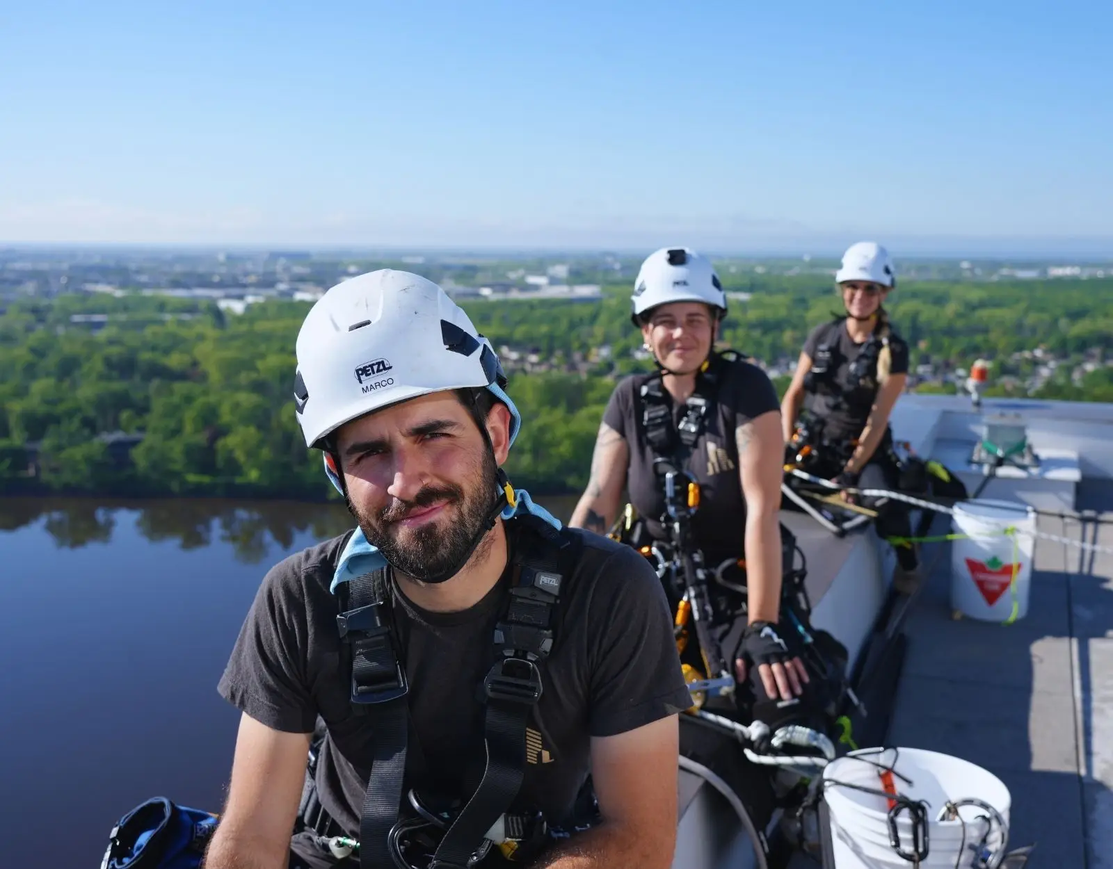 Industrial photography - Rope Access Technicians